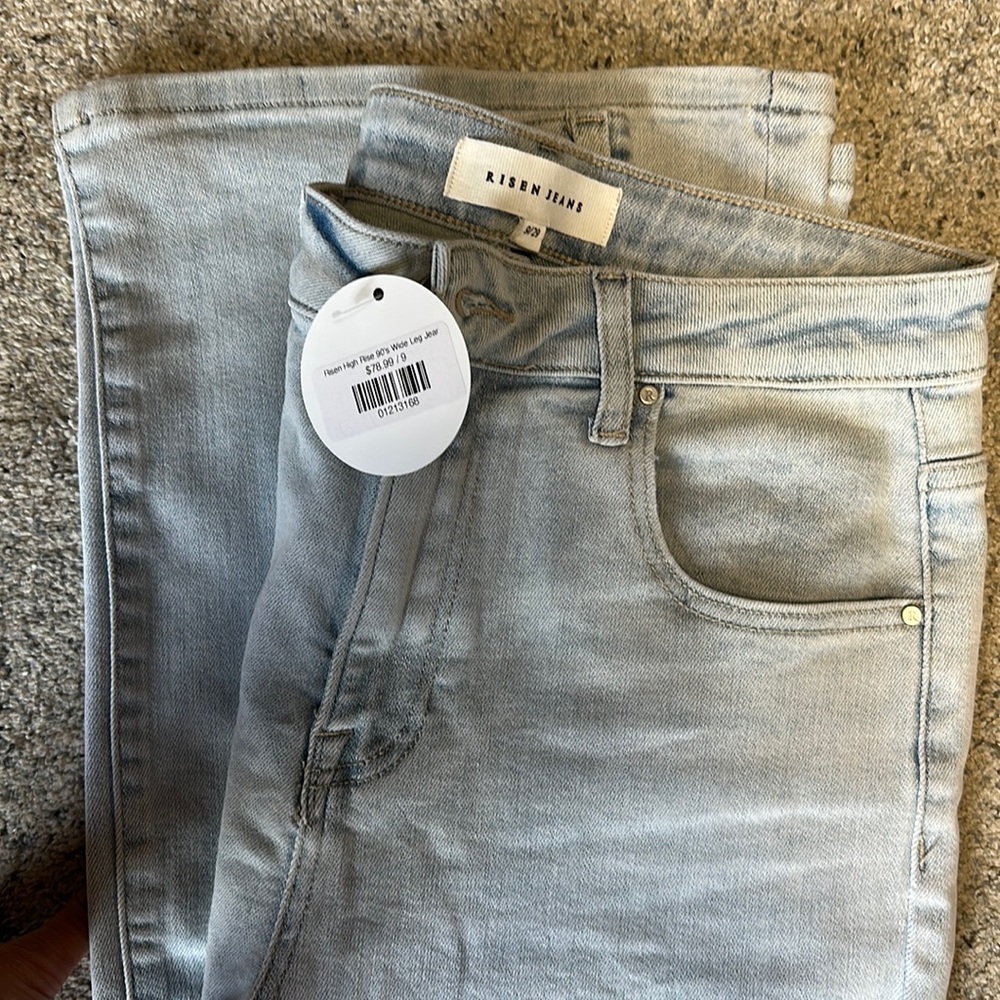NWT Risen High Rise 90’s Wide Leg Jean